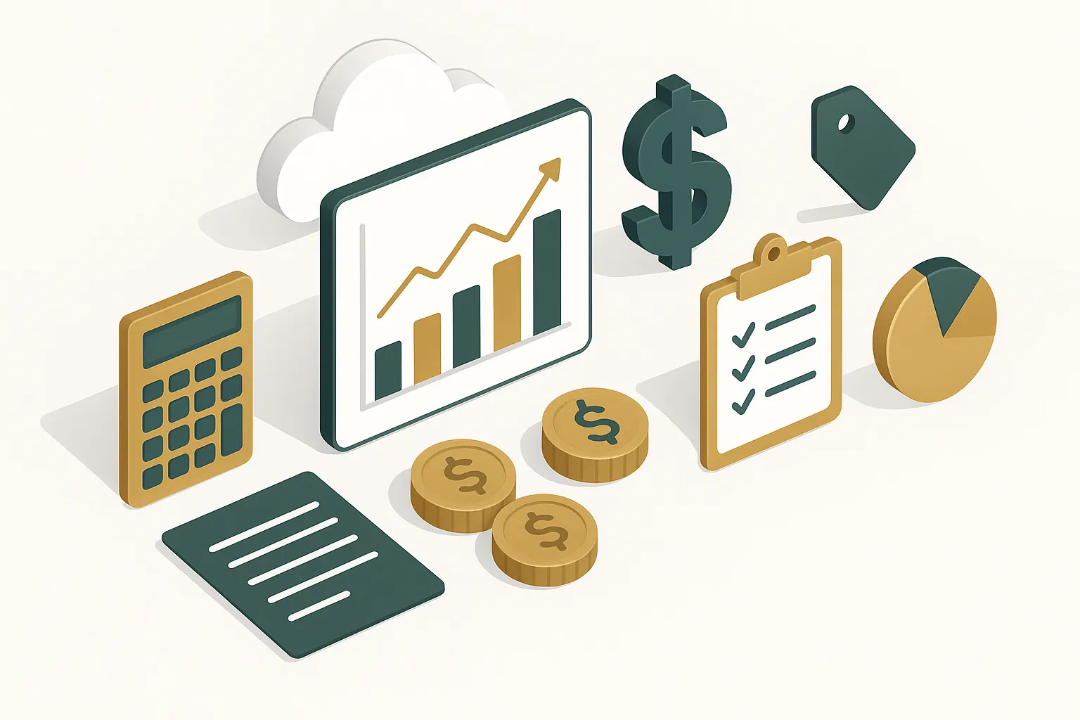 Cloud cost management illustration