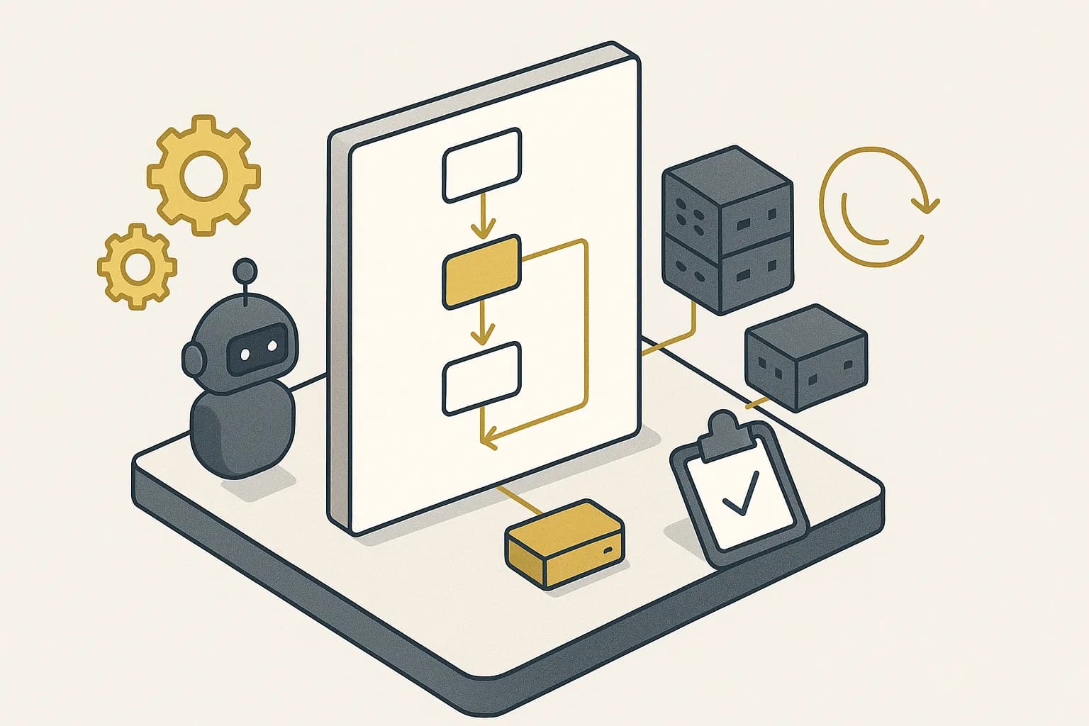 Disaster recovery and backup illustration